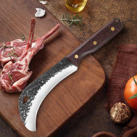 Cuchillo De Fruta Para Banano Y Durazno Cuchillo De Cocina De Acero Inoxidable Forjado Con Mango De Madera Herramienta De Cocina Chef - details 4