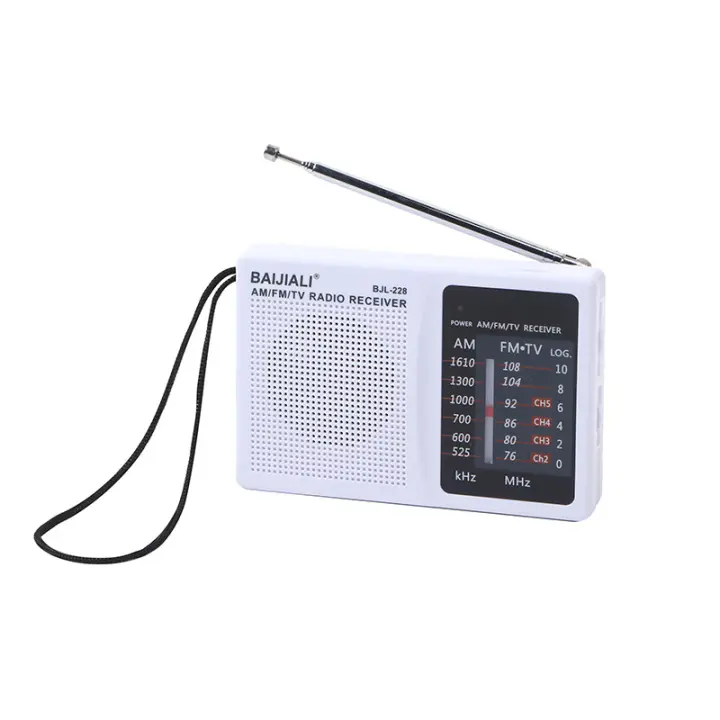 Radio compacta, Radio portáril de Bolsillo, Estéreo with Pilas y Altura Grande, Señales ultraanchas y Antena telescopio para Personas Mayores Que Corren y hacen Ejercicio en Interiores Y - 1