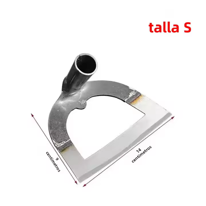 Pala Hueca De Acero Para Rascar Y Engrasar En Jardín Y Granja Con Mango Herramienta Multifuncional De Jardinería Y Agricultura - 1