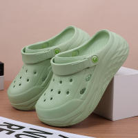 Sandalias De Verano Para Mujer Con Plataforma Y Bajo Medio EVA Suave Cierre SLIP-ON Abiertas Delanteras Para El Hogar Jardín Playa - details 5