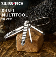 Kit De Herramientas Multifuncionales SWISS TECH 6 En 1 Con Llave De Bolso Portátil Mini Multiherramienta Para Exterior EDC Herramientas De Camping - details 1