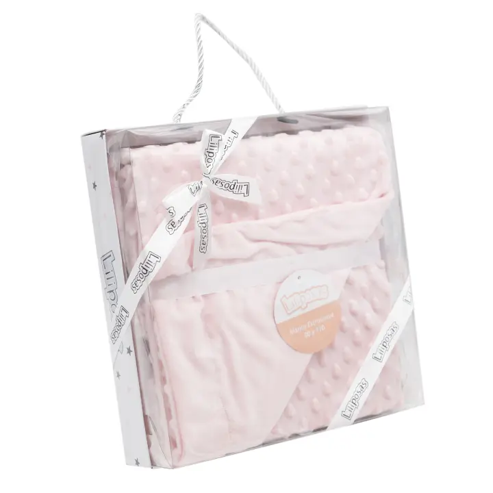 Various Manta para bebés,0.80 x 1.10 mMantilla Burbuja para Recién Nacido,Mantitas para Bebes Suave y Confortable Cálida niña y niño Mantas para Cuna Cochecito Asiento de Coche (Gris,Azul,Verde,Azul Marino,Rosa,Maquilaje,Beige) - 1