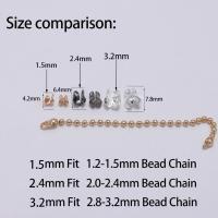 200pcs Cadenas De Bolas Para Joyería DIY Conectores De Cadena De Bolas Clavos Finos De 1.5 2.4 3.2mm Para Creación De Joyas - details 12