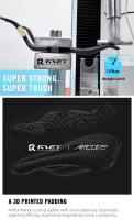 Sillín De Bicicleta RYET 3D Imprimido Ultraligero De Fibra De Carbono Hueco Para MTB Gravel Carretera Comodidad Transpirable Piezas De Asiento - details 3