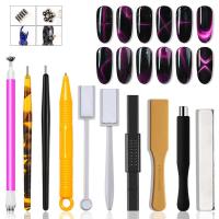 Pincel Magnético Para Arte De Uñas Efecto Ojo De Gato 9D Fuerte Placa Para Uñas De Gel UV Herramientas DIY Manicura - details 0