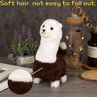 Alpaca Eléctrica Kawaii De Peluche Simulación Con Cola Balanceante Juguete Para Niños Regalo De Cumpleaños Animal De Peluche De Tamaño Mediano - details 4