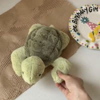 Muñeco De Peluche Tortuga Jelly Cat 28cm Juguete Creativo Para Compañía Simulación De Mascota Para Niños Regalo De Vacaciones - details 16