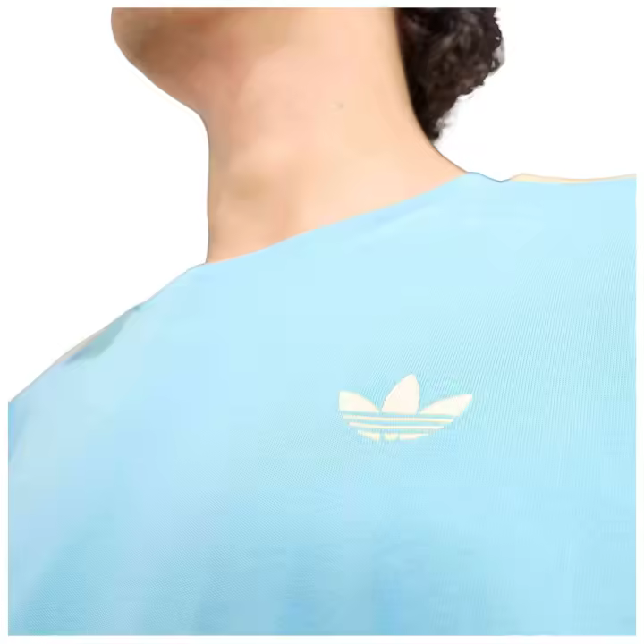 Camiseta De Manga Corta Adidas modelo 3S TEE para Hombre en color Azul - 1
