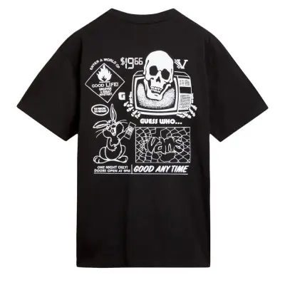 Camiseta Vans Crazy Eddy Ss Negro Black VN000HFNBLK1 - 1