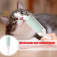 Rodillos de pelo para mascotas, rodillo de pelo reutilizable para mascotas, rodillo de pelusa portátil con bases de limpieza, cepillo electrostático para alfombras con rodillo reutilizable de múltiples superficies, herramienta de eliminación de mascotas p - details 0