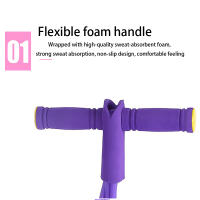 Banda De Resistencia Para Fitness Ejercicio De Elasticidad Cuerda De Pull Para Gimnasio Entrenamiento De Ejercicios De Pies Y Tobillos 4 Tubos Pedal Anclador - details 3
