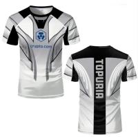 Camiseta De Competencia De Verano Para Hombres Y Mujeres Estampado 3D Cuello Redondo Deporte Al Aire Libre Manga Corta Transpirable - details 3