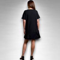 Vestido Grace Anabel Lee Corto - "Nunca subestimes" con Maxi Print y Foil Dorado - details 4