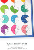 Juguete Educativo De Matemáticas Con Fracciones Magnéticas Montessori Para Niños Tablero De Aritmética De Madera Regalo De Navidad - details 9