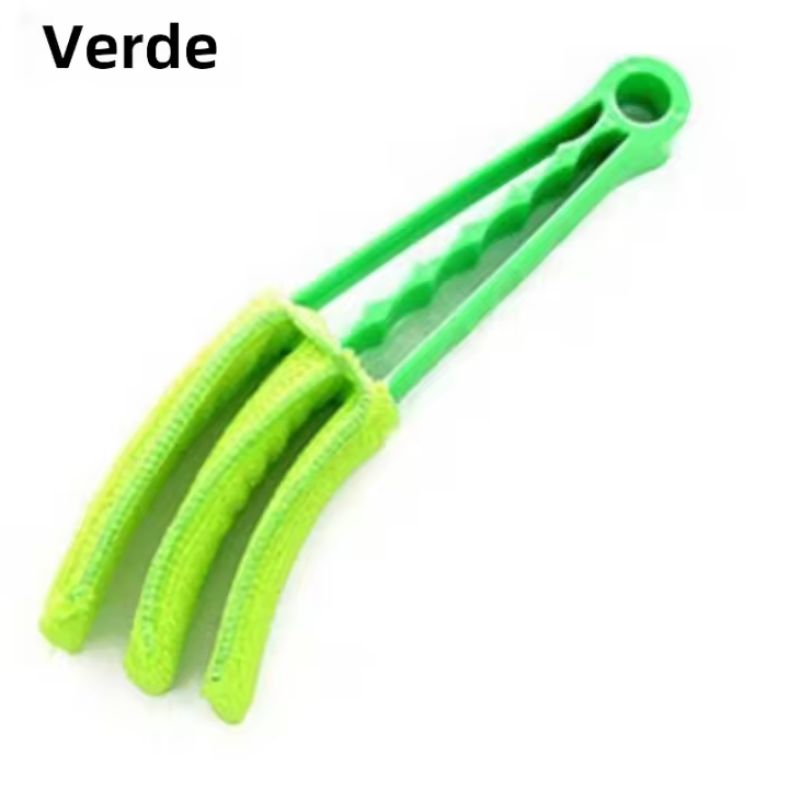 Cepillo De Limpieza Para Ventanas Y Aire Acondicionado De Coche Con Microfibra Limpiador De Ventanas Cortina Cepillo Para Limpiar Salidas De Ventilación - 1