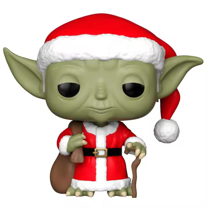 Figura Funko Pop Star Wars Holiday Santa Yoda-Figura de Vinilo Coleccionable - Idea de Regalo- Mercancia Oficial - Juguetes para Niños y Adultos - Movies Fans - Muñeco para Coleccionistas y Exposición - 1