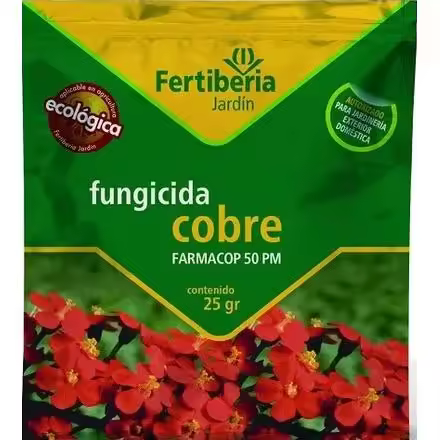 Fungicida de Cobre 25gr: Control Eficaz de Hongos en Jardín y Huerto - FERTIBERIA ECOLOGICO - 1