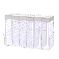 Caja De Almacenamiento De Especias Transparente 6pcs/Juego Botellas De Pimienta Y Sal Para La Cocina Material De Acrílico Y Plástico Estilo Pastoral Ecológico - details 10