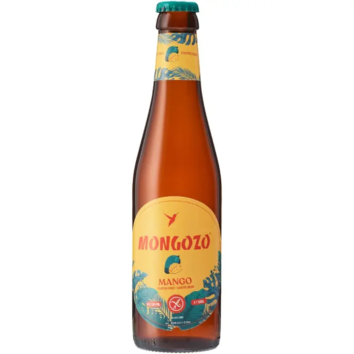 6 uds x Mongozo Mango 33Cl cerveza Belga con mango - 1