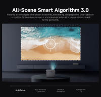 Projector WANBO DaVinci 1 Pro, 600 ANSI, Native 1080P, Android 11, 5G/2.4G WiFi, Google TV, Bluetooth 5.0, HDMI*1 USB*2, 8W Altavoces x 2, Enfoque Automático, Corrección Automática de Keystone, Para Ver Películas y Jugar en Casa - details 18