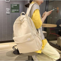 Mochila suave de de gran capacidad para para estudiantes, morral escolar Color sólido hermana, tempo - details 5