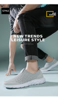 Zapatos De Vulcanización Para Hombre Zapatillas Transpirables Casual Antideslizantes Ligeros Tenis Masculino Slip-On Mesh - details 6