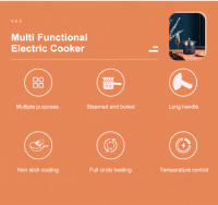 Olla Multifuncional Eléctrica De Capacidad Individual/Doble Capa Para Estudiantes En Dormitorio Antiadherente EU/US - details 1