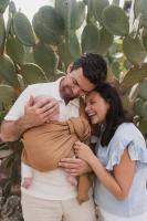 Bandolera Portabebé Boba Ring Sling Lino y Bambú fresca y suave - details 2