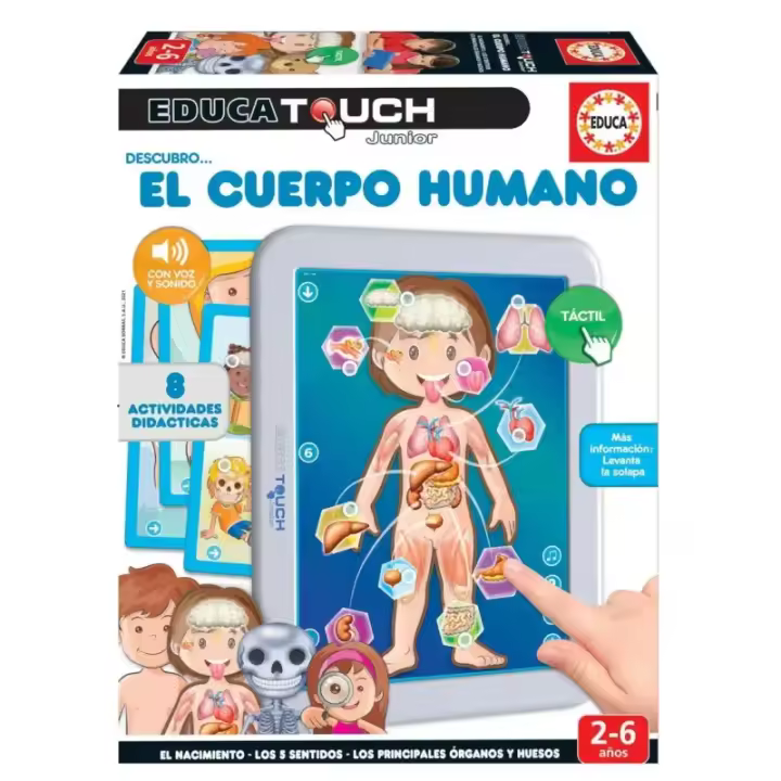 Juego Educativo Educa Touch Jr. Cuerpo Humano Infantil - Educa - 1