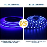 Tira De LED COB RGB Flexible 12V 1M 2M 3M 4M 5M 576/756LEDs Para Decoración De Habitación Y Sala De Estar Luces Neón SMD5050 Sin Certificación - details 3