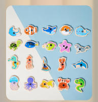 Juguetes De Pesca Magnéticos De Madera Montessori Para Niños Juego Educativo De Vida Marina Interactivo Para Padres Y Niños Aprendizaje Temprano - details 18