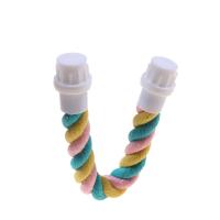 Juguete Para Pájaros Colgante De Algodón Y Correa Colorido Percha Para Masticar Juguete De Cazuela De Aves Juguete De Escalada Para Pájaros - details 3