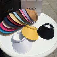Sombrero De Verano Moda Para Mujer Ajustable Con Visera Protección Solar Para Playa Y Exterior Estilo Casual Color Sólido - details 1