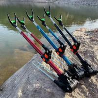 Nuevo Tipo De Soporte De Pesca De Acero Inoxidable Ajustable Y Grueso De 1.7 Metros Doble Propósito Para Caña De Pescar - details 1
