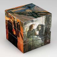 Cubo Mágico 3x3x3 Con Patrones De Van Gogh Monet Da Vinci Picasso Juguete Educativo Para Niños Regalos De Diversión Y Desafío - details 4