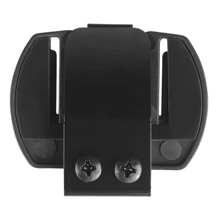 Soporte De Clip De Metal Para Micrófono Y Auricular De Motocicleta Compatible Con Intercomunicador BT V6 V4 Accesorio De Casco - 1