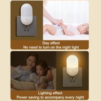 Luz Nocturna LED Mini Con Interruptor De Encendido Automático Protección Para Los Ojos Ideal Para Dormitorio Y Cocina - details 6