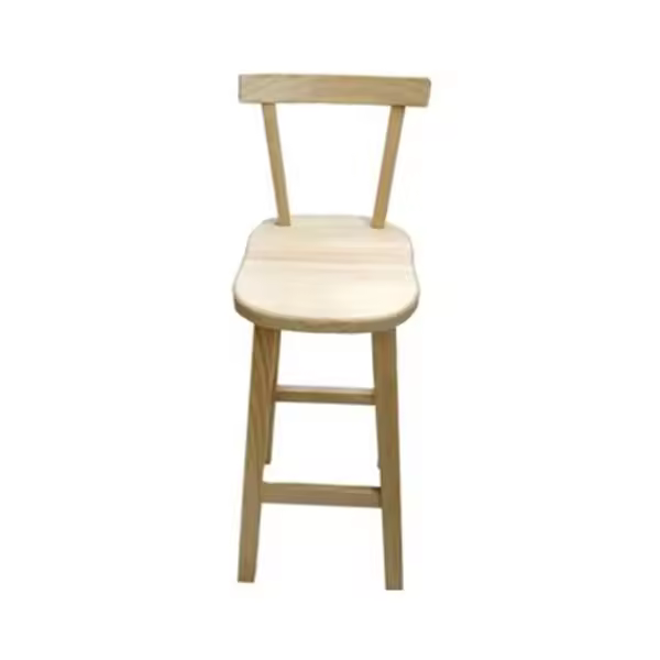 Artema TABURETE CON RESPALDO MADERA 70/98 CM Estilo Moderno - 1