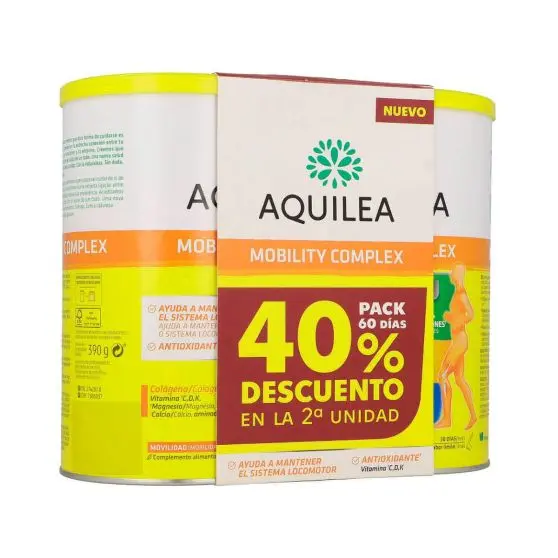 AQUILEA MOBILITY COMPLEX COLAGENO + MAGNESIO SABOR LIMON DUPLO 390+390G - 1