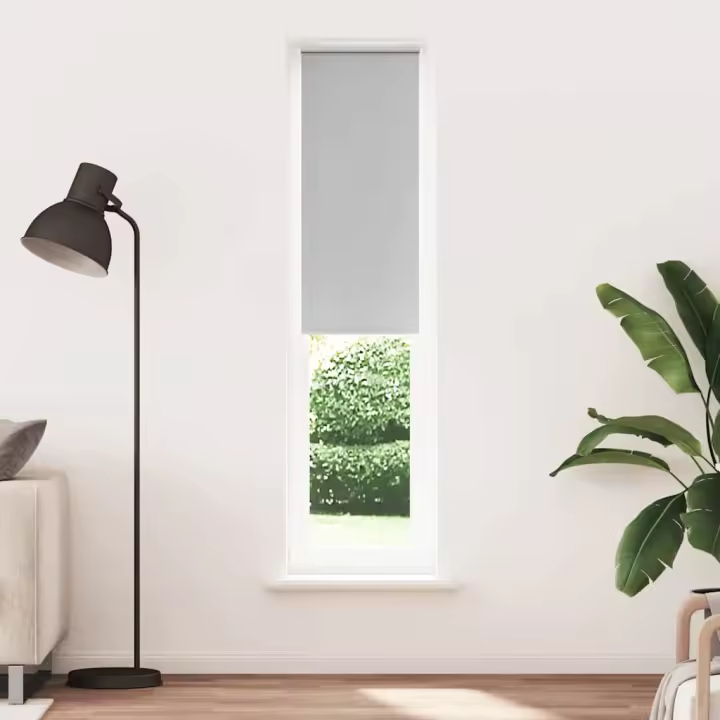 Estor Enrollable Opaco gris claro 55x210 cm Tela Ancho 50,7 cm - 1