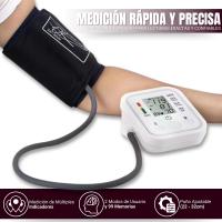 Kit para el hogar 3 en 1: tensiómetro digital, termómetro infrarrojo sin contacto y pulsómetro portátil. Controle la frecuencia cardíaca, la presión arterial y la temperatura corporal. Fundamental para la felicidad familiar. - details 0