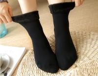 Calcetines De Veludo Grueso Para Invierno 1-5 Pares Calcetines Térmicos De Piso Para Mujer Y Hombre Color Sólido Calcetines De Cashmere - details 13
