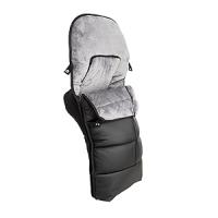 Saco Silla paseo Universal Invierno, Saco Carro Bebe Universal con Forro Polar Térmico y Pelo, Saco Carro Bebe Invierno Impermeable Estilo Polipiel - details 2