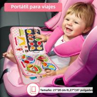 Juguete Educativo Montessori Para Niños Pequeños Tablero Ocupado De Granja Juguete Sensorial Y De Historia De Animales Quieto Y De Feltro - details 11