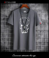 Camiseta Para Hombre 2023 Ropa De Fitness Blanco O-Neck Anime Camiseta Oversize Tops Casual Verano COTON Pull on - details 2