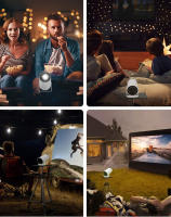 Proyector DITONG Hy300plus 4K Android 11 Dual Wifi6 250 ANSI Allwinner H713 BT5.0 1280*720 Enfoque Electrónico Para Cine En Casa - details 15
