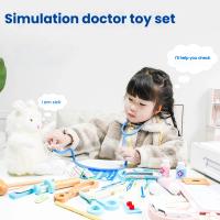 Juego De Película De Médico De Madera Para Niños Set De Juego De Roles Con Bolsa Médica Para Niños Y Niñas Juguete Educativo Para Bebés a Partir De 3 Años - details 19