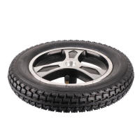 Rueda De 12 Pulgadas Con Neumático Y Eje De 17mm Para Silla De Ruedas Eléctrica Y Scooter Para Ancianos Tubo Interno Incluido - details 0