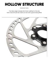 Rotor De Freno De Bicicleta Centerlock 160MM 180MM 203MM Disco De Freno Duradero Para Ciclismo Montaña Y Carretera Parte Hidráulica De MTB - details 5