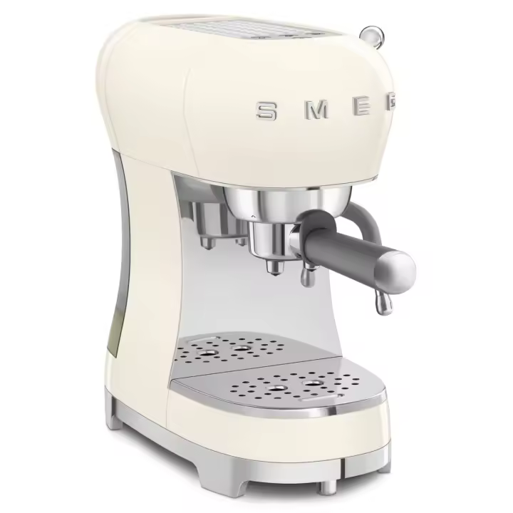 Cafetera Espresso Smeg Crema ECF02CREU - Maquina Compacta de Café Espresso con Diseño Elegante - 1